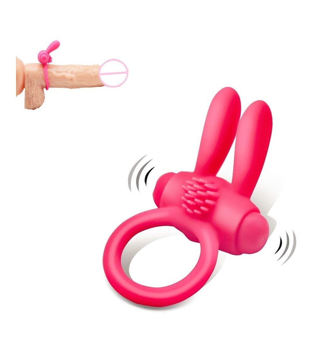 Penis Rings Soft Silicone Exercise Bands - Time Delay - Flexible - Pink SSA10 - C7193T0OZY0 $9.86