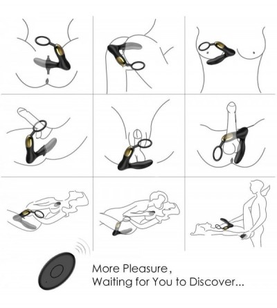 Penis Rings Remote Control Vibrate Enhance Próstate Mássaging Waterproof Stimulátors for Men P-rostate Plug Pennis Ring Multi...