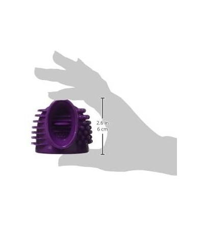 Dildos Triple Thrill 3 in 1 Silicone Attachment - Purple - CO180AML34H $14.44
