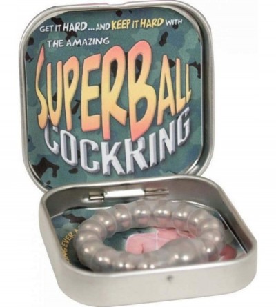 Penis Rings Superball Cock Ring - C811274EDWF $13.81