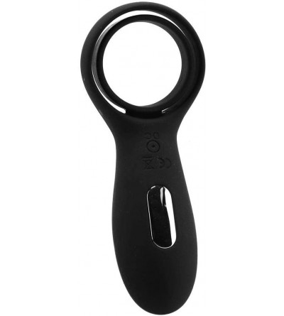 Penis Rings Zero Tolerance Vibrating Rechargeable Cock Ring Torpedo- Black - C0189XH6CC9 $14.57