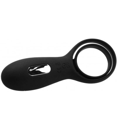 Penis Rings Zero Tolerance Vibrating Rechargeable Cock Ring Torpedo- Black - C0189XH6CC9 $14.57