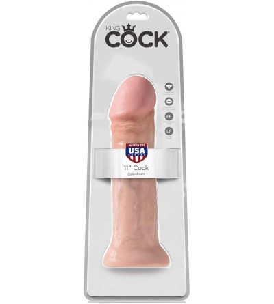 Anal Sex Toys King Cock- Flesh- 11 Inch - CI18I5HQCEU $44.74