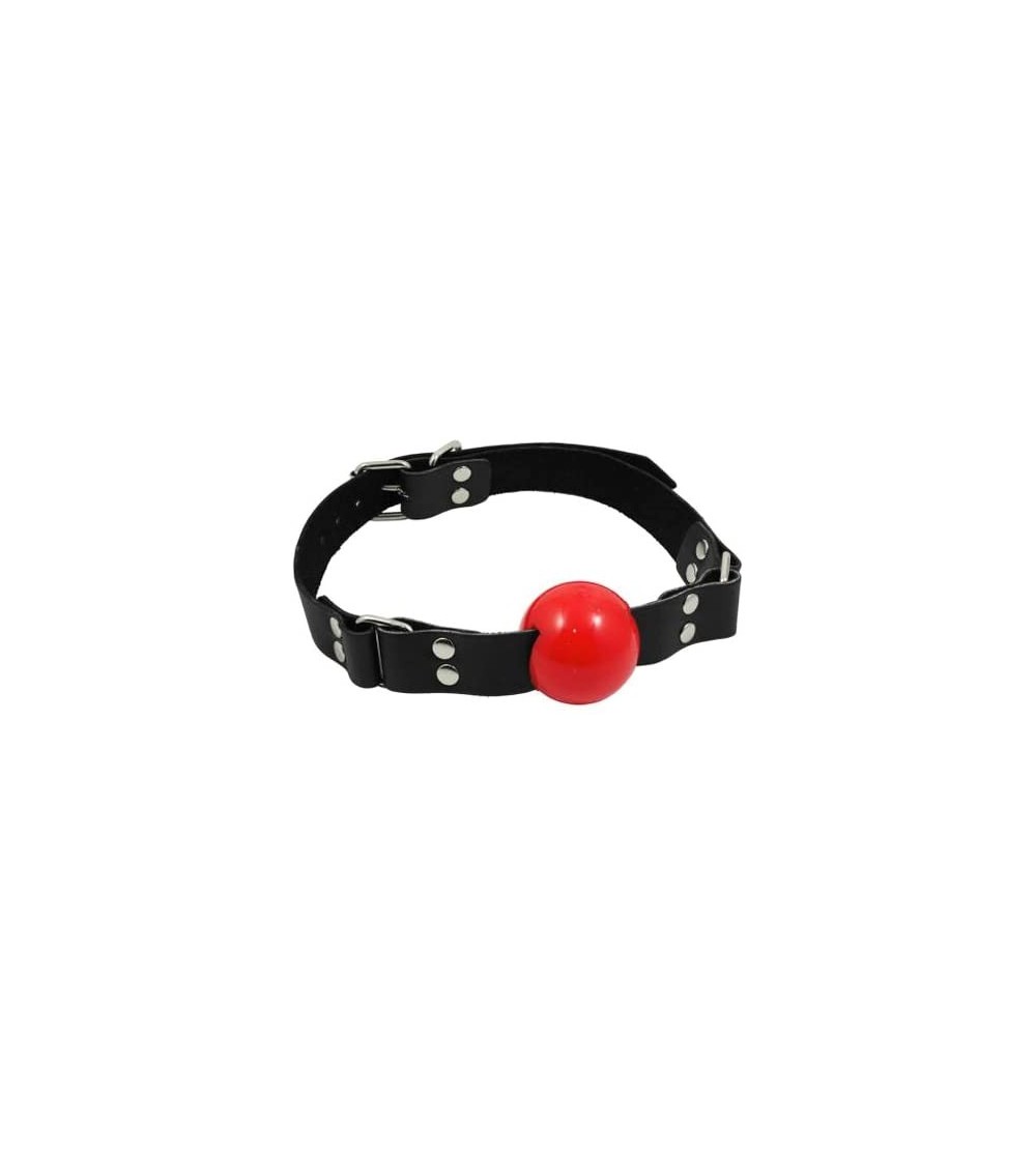 Gags & Muzzles Small Ball Gag with Buckle- Red- 1.5 Inch - Red - CE111CJTK83 $13.60