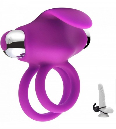Penis Rings Relax Toy Pennis Ring for Men Strong Vibrating Penis Ring with Testicular Ring 10 Vibration Mode for Men Longer L...