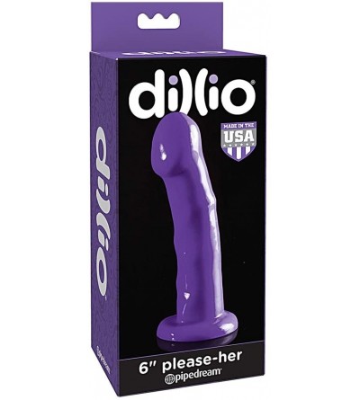 Dildos Dillio 6 Inches Purple Dong- Please Her - Please Her - CP17YG82ACX $9.36
