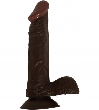 Dildos Afro American Whopper Vibe- 8" - Brown - CD112COSBEB $49.85
