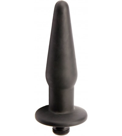 Anal Sex Toys Silicone Vibrating Butt Plug- Small- Black - CN117BLS9Z1 $27.65