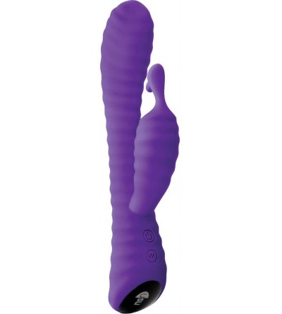 Vibrators INYA Ripple Rabbit Vibrator (Purple) - Purple - C218D72ZHKY $25.15