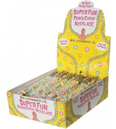 Novelties Candyprints- Super Fun Penis Candy Necklace- 24-Count Package - CL111RV6WHD $28.53