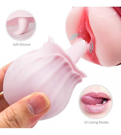 Pumps & Enlargers Sucking Víbritör for Woman Nipple Sucker Clítoris Stimulator Tongue Lick Breast Enlarge Toys USB Rechargeab...