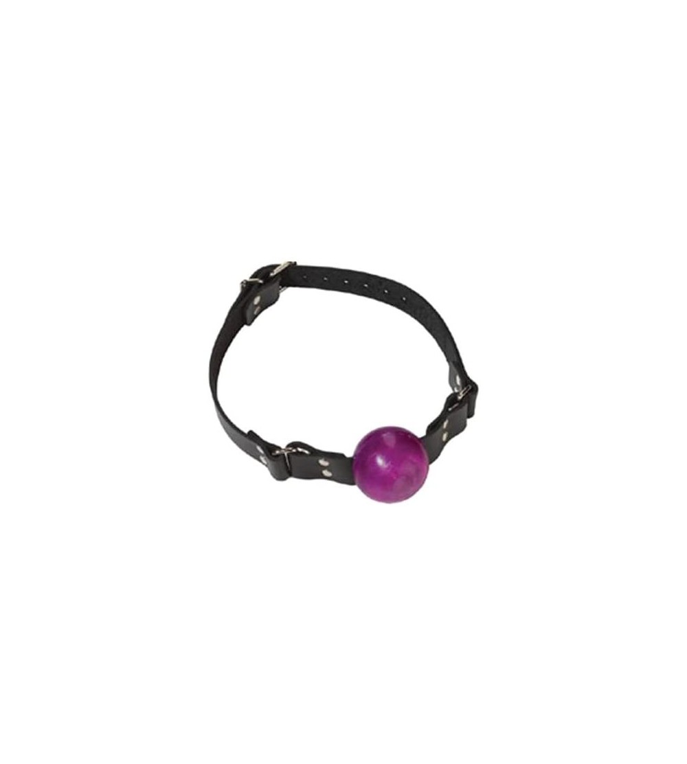 Gags & Muzzles Small Ball Gag with Buckle- Purple- 1.5 Inch - CY112BMPWZF $14.10
