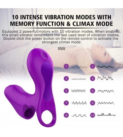 Vibrators Dual Motors G spot Clit Finger Vibrator for Women with Wireless Remote Control-Clitoral Stimulator Vagina Vibrators...