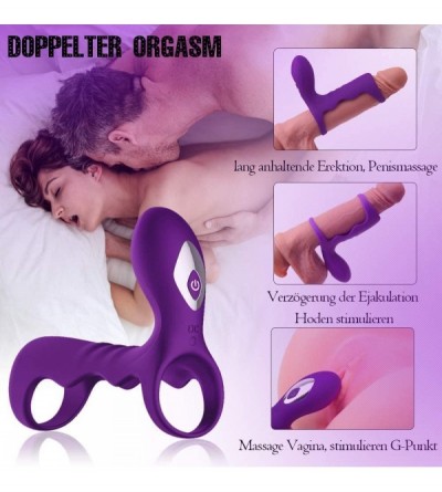 Penis Rings Three-in-one Male Penis Massage. Vibration Cock Ring- Penis Ring Vibrator. Stimulate The Penis- Testicles- G-spot...