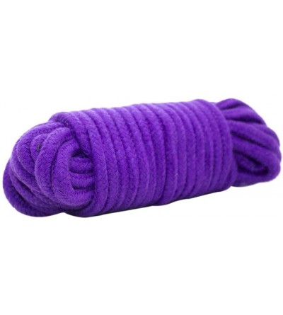 Restraints Bed Restraint Kit Couple Game Play Bondage Restrainting Rope Polyster Cord Adjustable Straps Adult Toys (Purple) -...