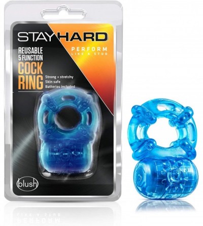 Penis Rings Smooth Stretchy Cock Ring - Multi Speed Vibrating Cockring - Male Enhancment - Stimulator Sex Toy for Men and Wom...