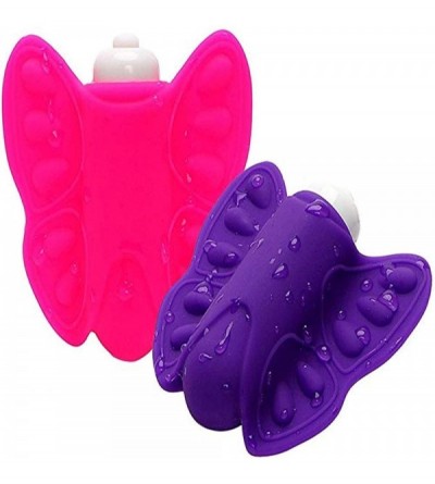 Vibrators Vibrating Butterfly Toy for Ladies to Relax (Purple- Pink)(Purple) - Purple - CR18ADUQOLT $9.22