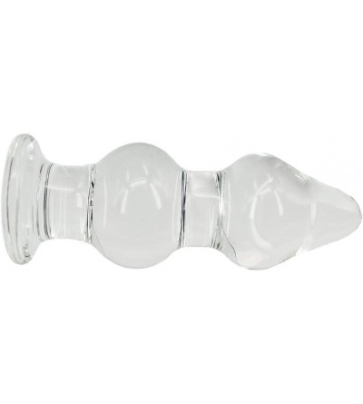 Anal Sex Toys Gourd Shape Anal Sex Trainer Glass Pleasure Butt Plug Wand- Elite Anal Sex Toy for Couples - C018764GIQL $7.60