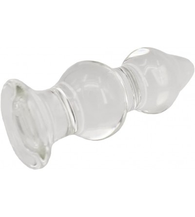 Anal Sex Toys Gourd Shape Anal Sex Trainer Glass Pleasure Butt Plug Wand- Elite Anal Sex Toy for Couples - C018764GIQL $7.60