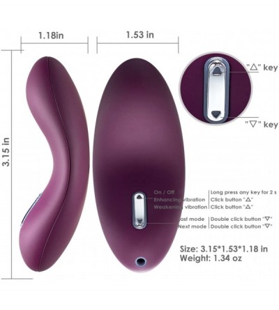 Vibrators Echo Clitoral Vibrators for Women-Tongue-Shaped Female Vibrator Rechargeable Clitoris Stimulator Stimulation Clit D...