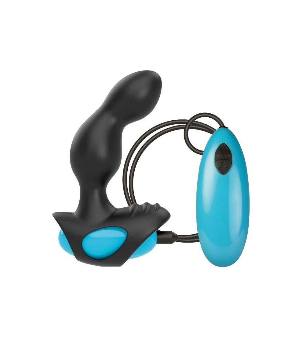 Anal Sex Toys Men-X Index Turbo Charged with 10-Functions Prostate Massager- Black - CS18X05O40U $23.13
