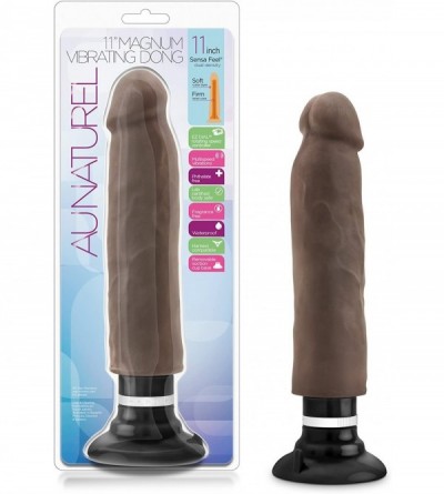Anal Sex Toys 11" Long Realistic Sensa Feel Dual Density Vibrating Dildo - Multi Speed Suction Cup Controller Vibrator - Harn...