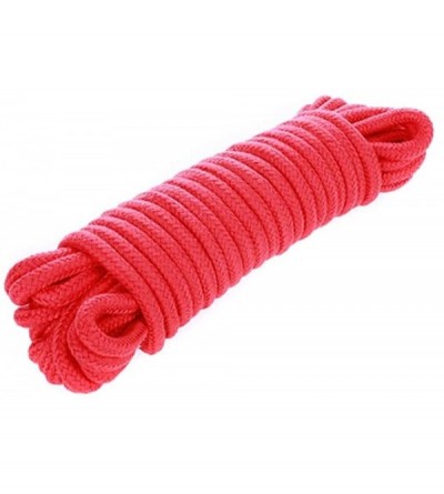 Restraints Role Playing Party Cotton Rope KB Bundle Super Soft Four Color Rope 10 Meters Toy - Red - C718WH968YT $8.99