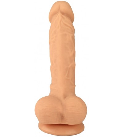 Dildos Naughty Cock Silicone Dildo - Huge- Thick- Realistic- Suction Cup - Sex Toy for Vaginal- Anal- and G-Spot - 8 Inch (Fl...