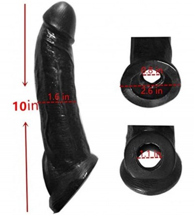 Pumps & Enlargers 10 INCH Silicone Pe?NIS Sleeve Extender Enlargement Ma~1e Chastity S~e~X T~o~y~s Extension CO~CK Sleeves D~...