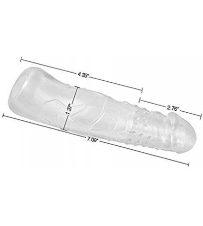 Pumps & Enlargers Male Extension Girth Enhancer Sleeve for Couples - C6197789LXO $12.61