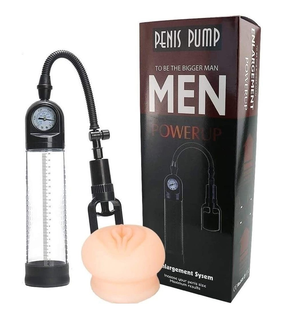 Pumps & Enlargers Portable ênlargêment Pump for Men 12 Inches Manual Pênǐsextender Pump Training Device Pênnīs Vacuum Pumps P...