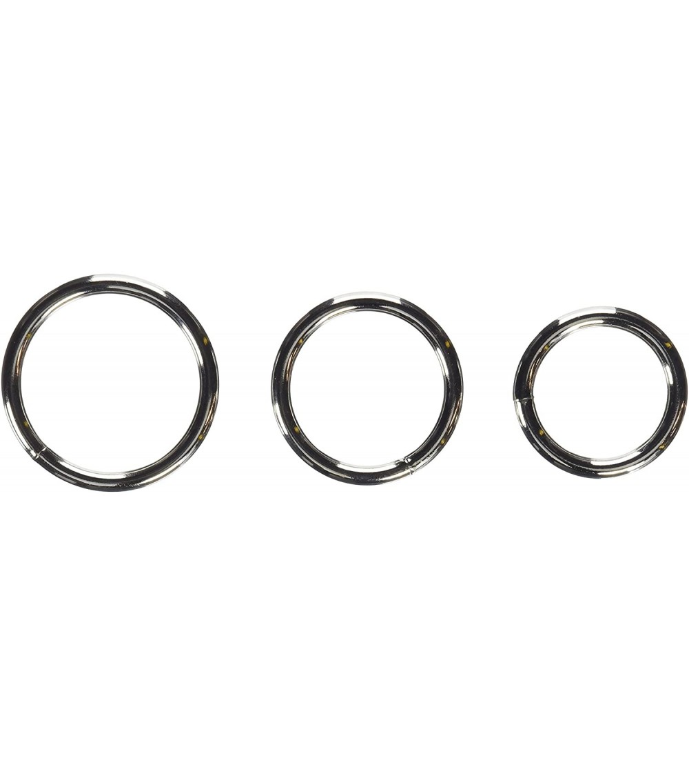 Penis Rings Steel O-Rings- 3-Pack - CC112E7A1KH $22.35