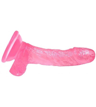 Dildos 6.1 inches Lifelike -Ðîl`Dɔ Handheld Real Feel Handsfree Happy Toy with Suction Cup- Safety Waterproof Female Toy Sili...