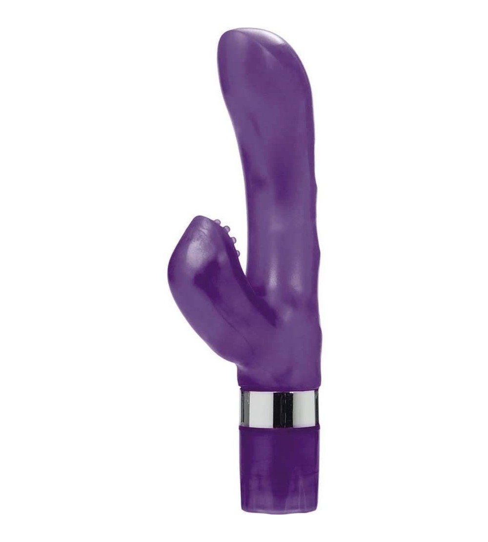 Vibrators G Kiss Waterproof Vibrator 7 Inch Purple - CC11F94NRNV $15.37