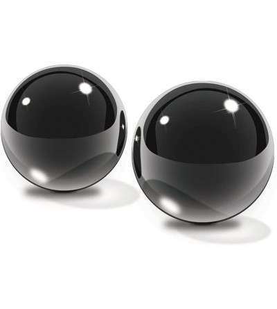 Gags & Muzzles Black Glass Ben-wa Balls Medium- Black - CX11BTWUHFN $29.79