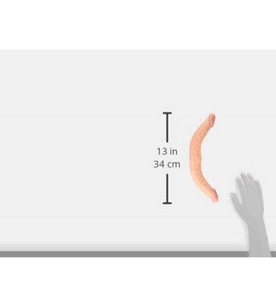 Dildos All American Whoppers Curved Double Dong- 13 Inch - CI11MXIOSQV $16.93