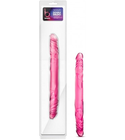 Novelties 14 inch Double Ended Realistic Dildo Lesbian Couple Double Penetration DP Sex Toys for Women - Pink - CN12I1VPR3L $...