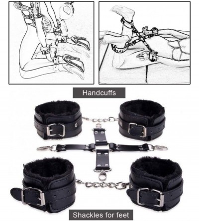 Restraints Handcuffs for Under bed restraint Kit Bondage Bondageromance Fetish Sex Play BDSM SM Restraining Straps Thigh Game...