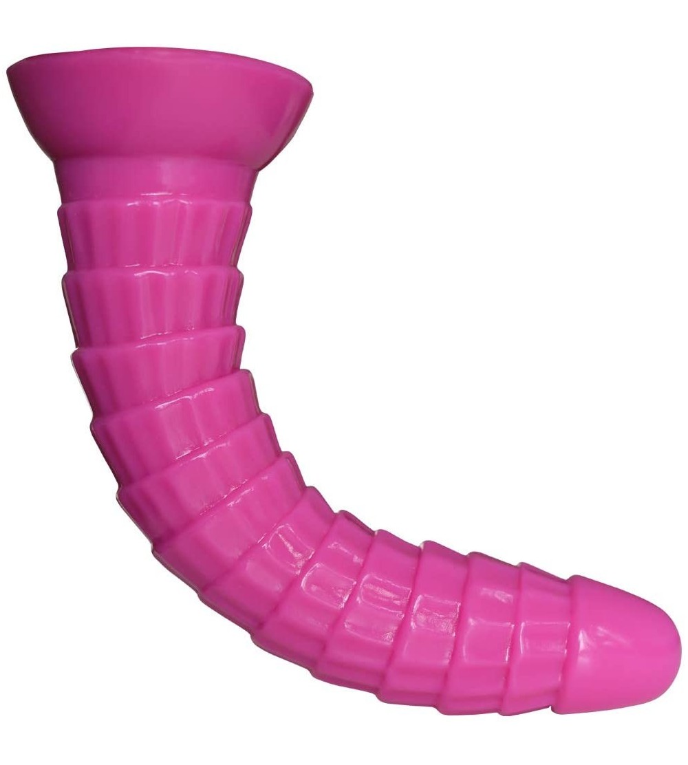 Dildos Silicone Ripple Anal Plug Dildo with Strong Suction Cup for Hands-Free Play- Flexible Penis for Vaginal G-Spot Prostat...