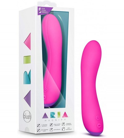 Vibrators Aria Silicone G Spot Vibrator - Powerful - Rechargeable - Sex Toy for Women - Sex Toy for Couples - CI18L8YADDQ $65.09