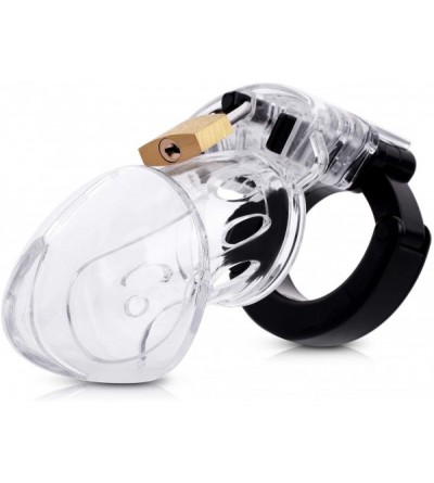 Chastity Devices Cock Cage- Lightweight Male Chastity Device Locked Cage Sex Toy for Men - C618OOERMKW $29.21