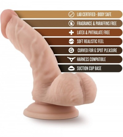 Dildos Loverboy 6.5 Inch Realistic Suction Cup Dildo - CT11OILZ6PN $10.42