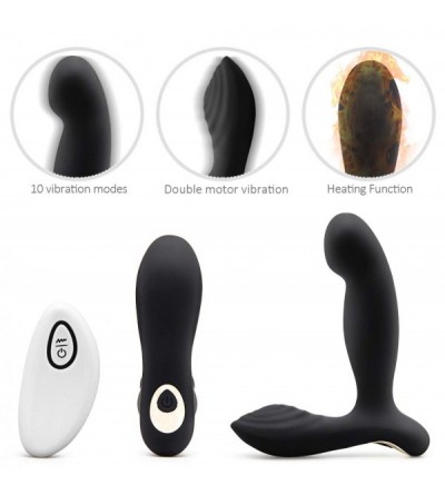 Penis Rings Waterproof Wearable Sex Toy Double-Headed prostätê Vibrator Remote Control Anal Plug- Men's Prostate Stimulation ...