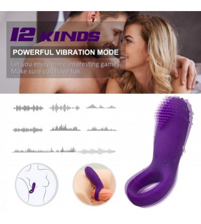Penis Rings Healthy Silicone Vibrating Cock Ring - Waterproof Rechargeable Penis Ring Vibrator - Sex Toy for Male or Couples ...