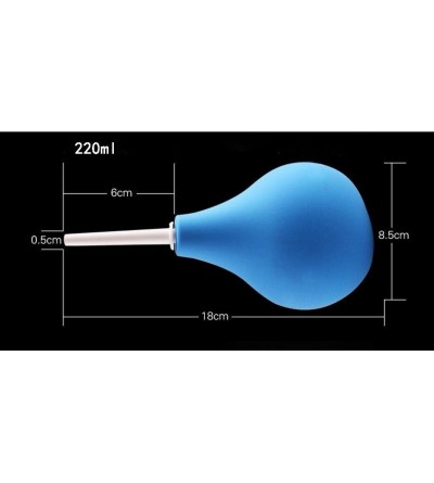 Anal Sex Toys 1PCS Blue Silicone Clean Stream Anal Enema Colon Bulb- Intestinal Rectal Cleanser Vaginal Washing Anal Medical ...