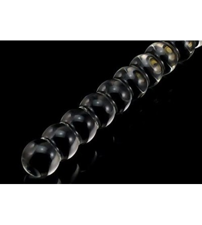 Anal Sex Toys Crystal Glass Anal Dildo Beads with 10 Beads G spot Anal Plugs Butt Plug Sex Toys for Women Men 260x30mm - 260x...