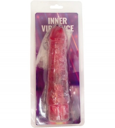 Vibrators Vibrator Dildo - Vibrating Light up Sex Toy Pink- Original Inner Vibrance - C1126SUA7J5 $10.72