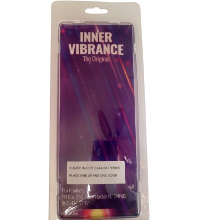 Vibrators Vibrator Dildo - Vibrating Light up Sex Toy Pink- Original Inner Vibrance - C1126SUA7J5 $10.72
