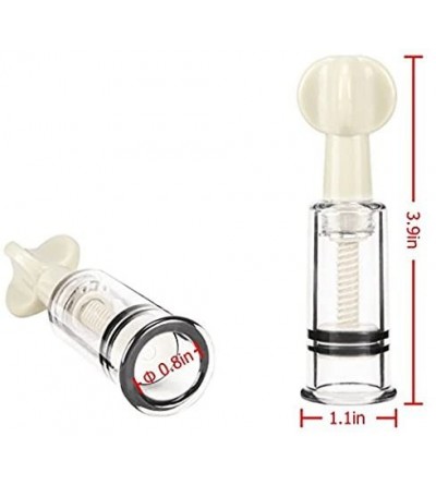 Nipple Toys 2pcs/Set Twist Up Manual Vacuum Natural Nipple Correction Cup for Flat and Inverted Nipples for Proper Latch-on N...