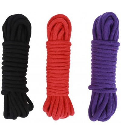 Restraints [3Pack] 32ft Soft Cotton Rope Sex Game for Couple Creative Fun Comfort Skin No Mark Natural Durable Long Rope Stra...